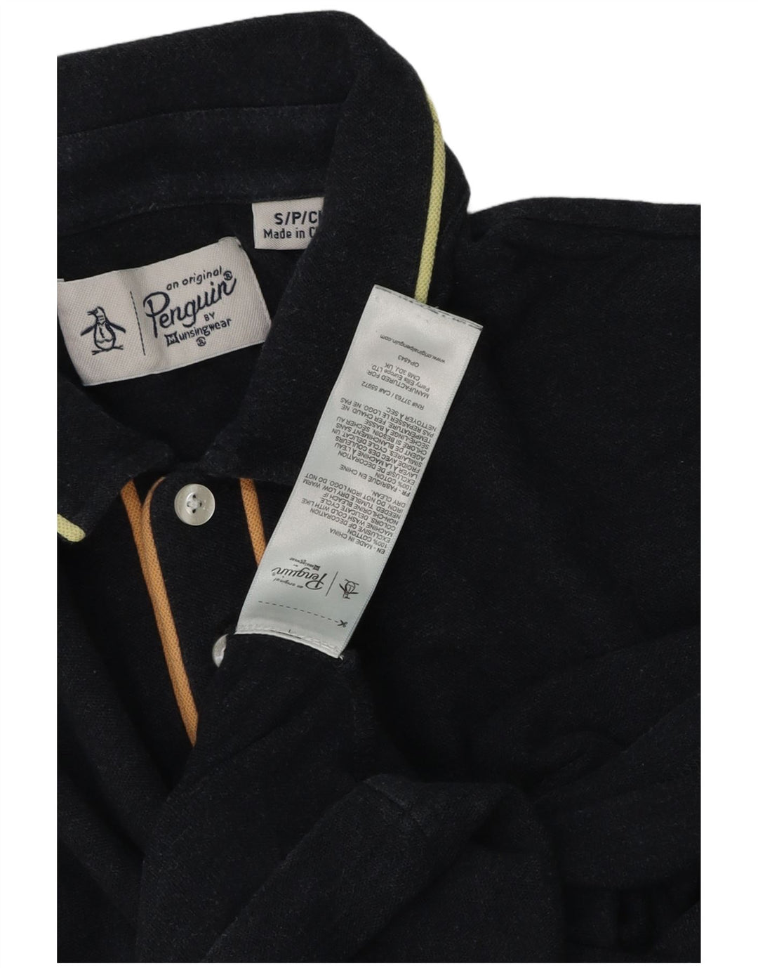 Polo Penguin Hombre Pequeño Algodón Gris