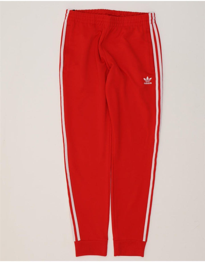 Adidas Hombre Pantalones De Chándal Joggers Medium Rojo Poliéster