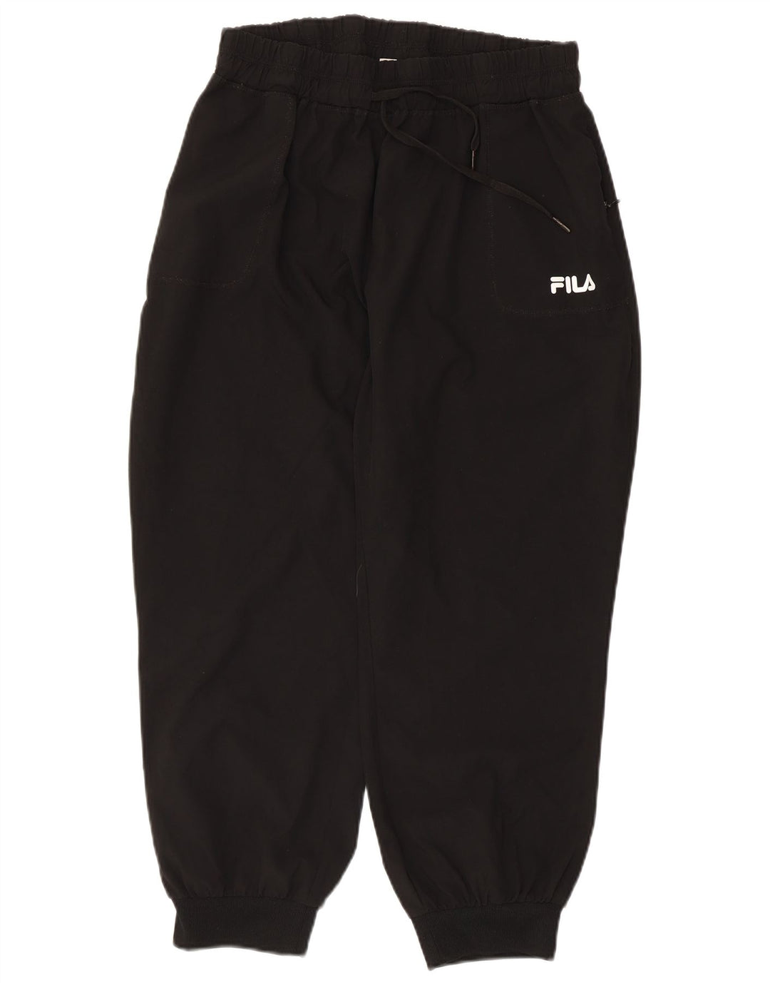 Fila Pantalones de chándal para mujer Joggers UK 44 Grande Poliéster negro
