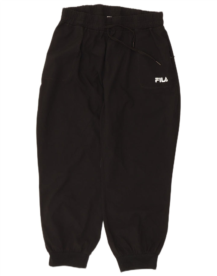 Fila Pantalones de chándal para mujer Joggers UK 44 Grande Poliéster negro