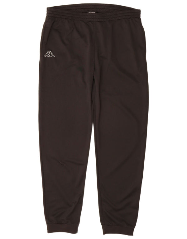 KAPPA Pantalones de chándal para hombre Joggers 2XL Negro Poliéster