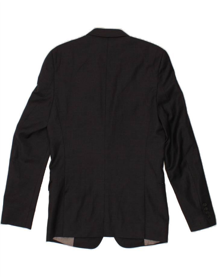 CHROM Traje de 2 piezas con 2 botones para hombre UK 38 Medium W32 L30 Negro
