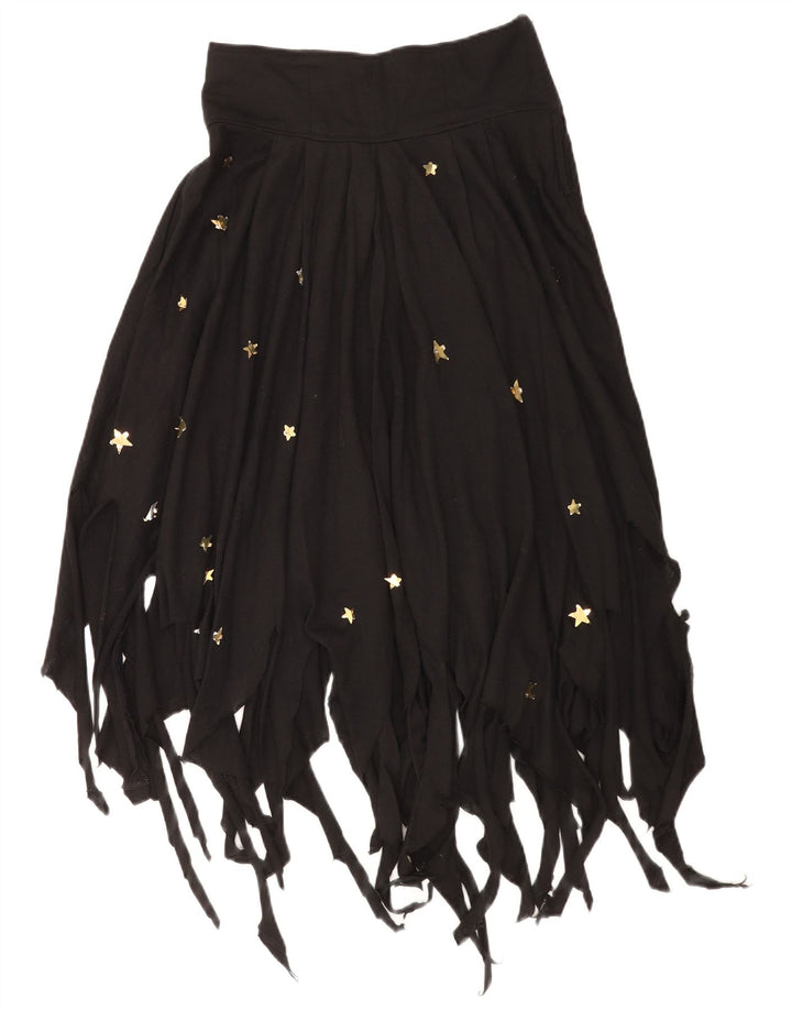 POP 84 Falda asimétrica para mujer IT 44 Medium W28 Acrílico negro
