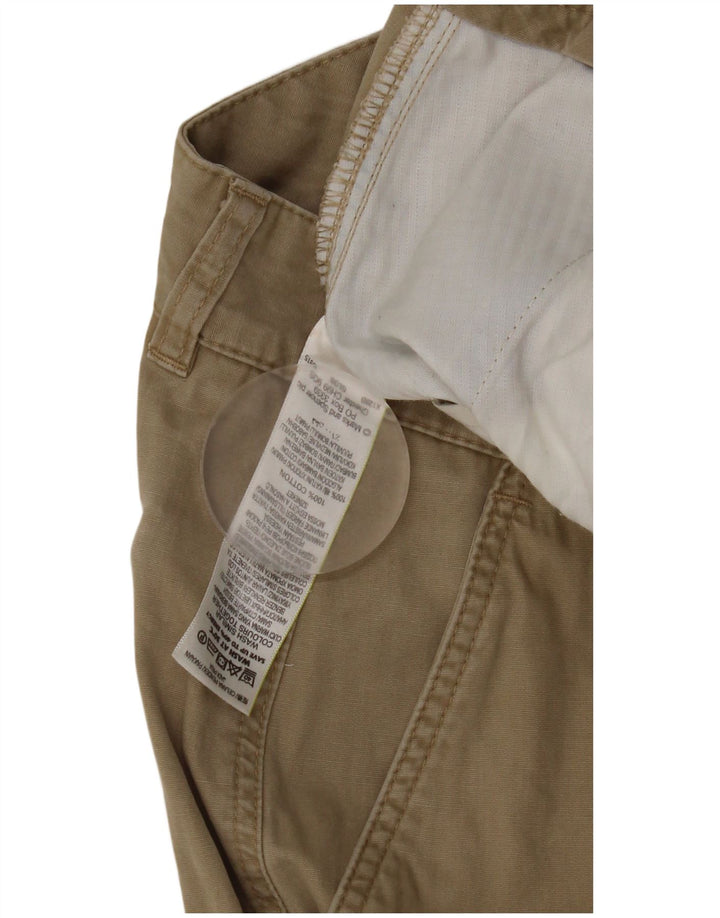 Marks & Spencer Pantalones cortos tipo cargo para hombre W36 XL Algodón beige