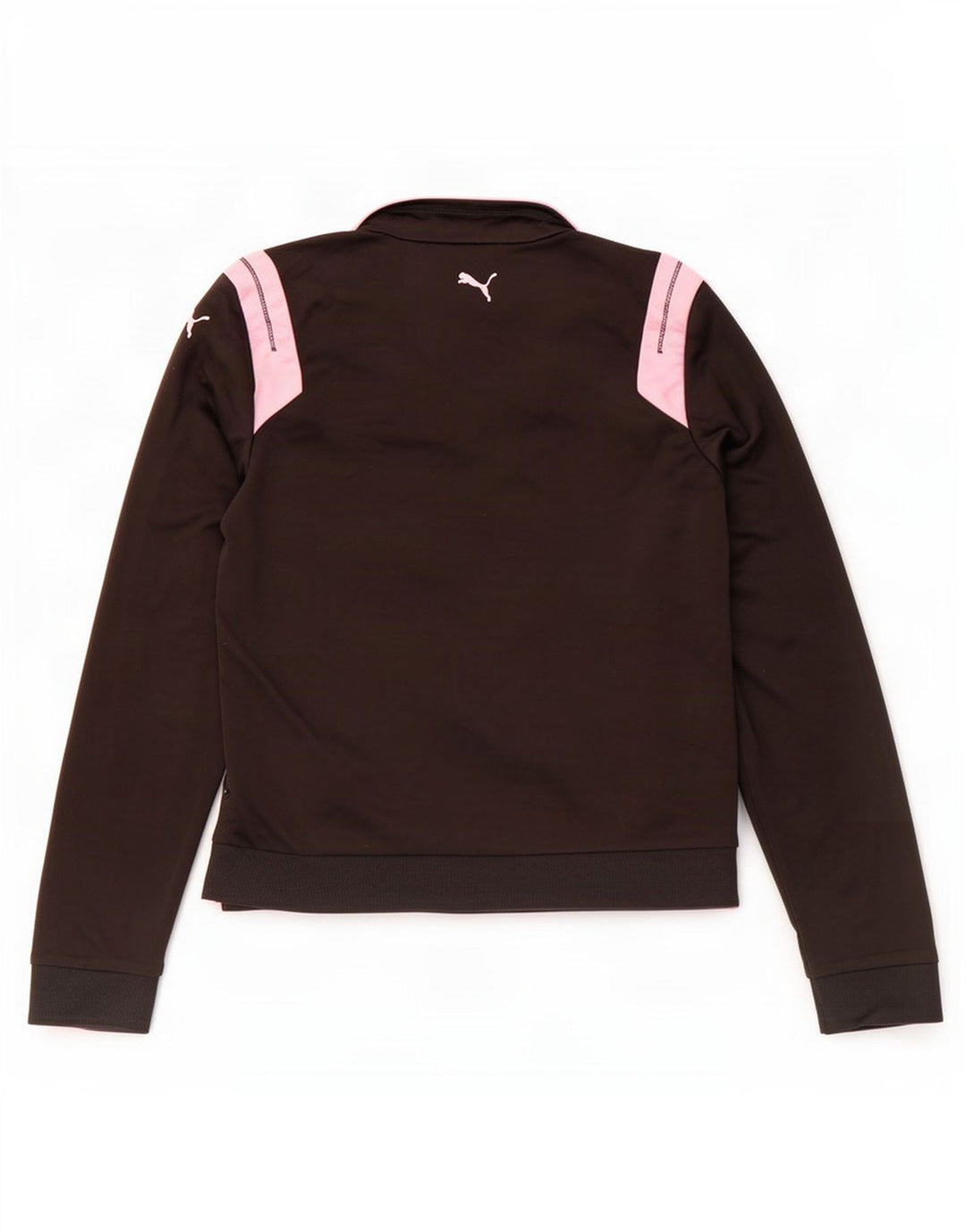 Puma Chaqueta de chándal para mujer UK 10 Small Black Colourblock