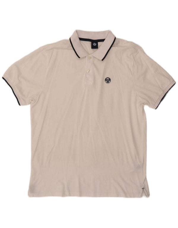 Polo North Sails Hombre Grande Algodón Blanco