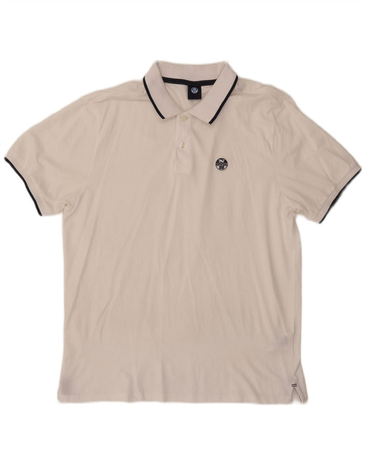 Polo North Sails Hombre Grande Algodón Blanco