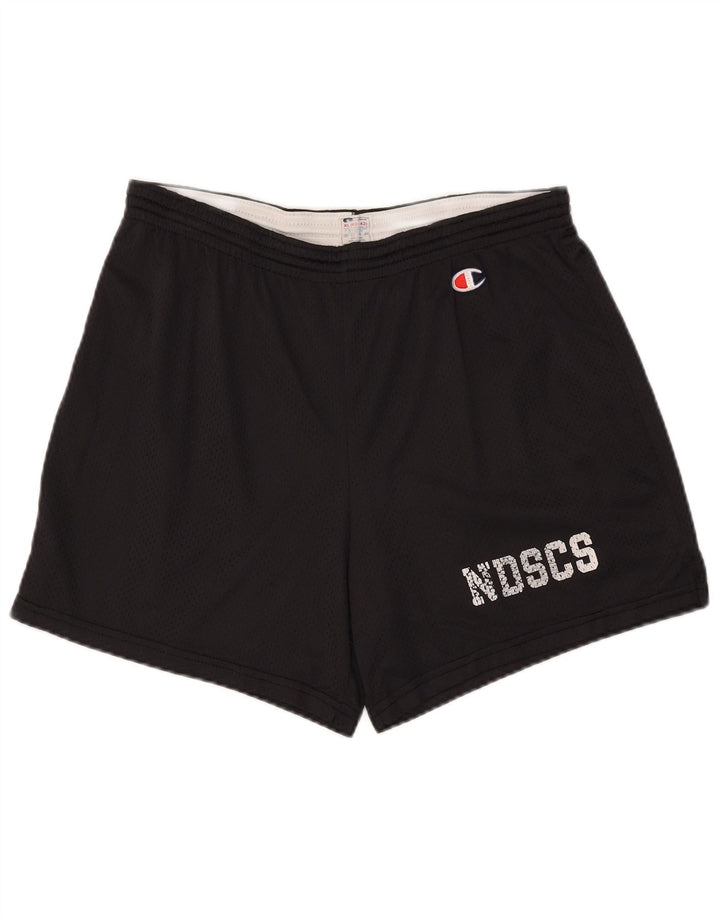 Champion Shorts deportivos gráficos para hombre XL Nylon negro