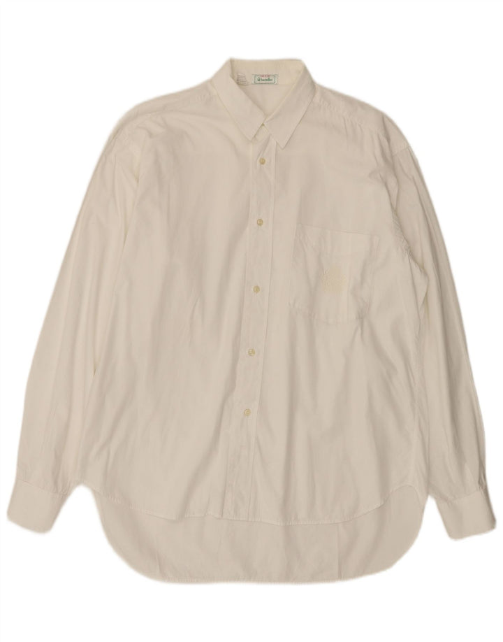 BENETTON Camisa Hombre XL Blanco