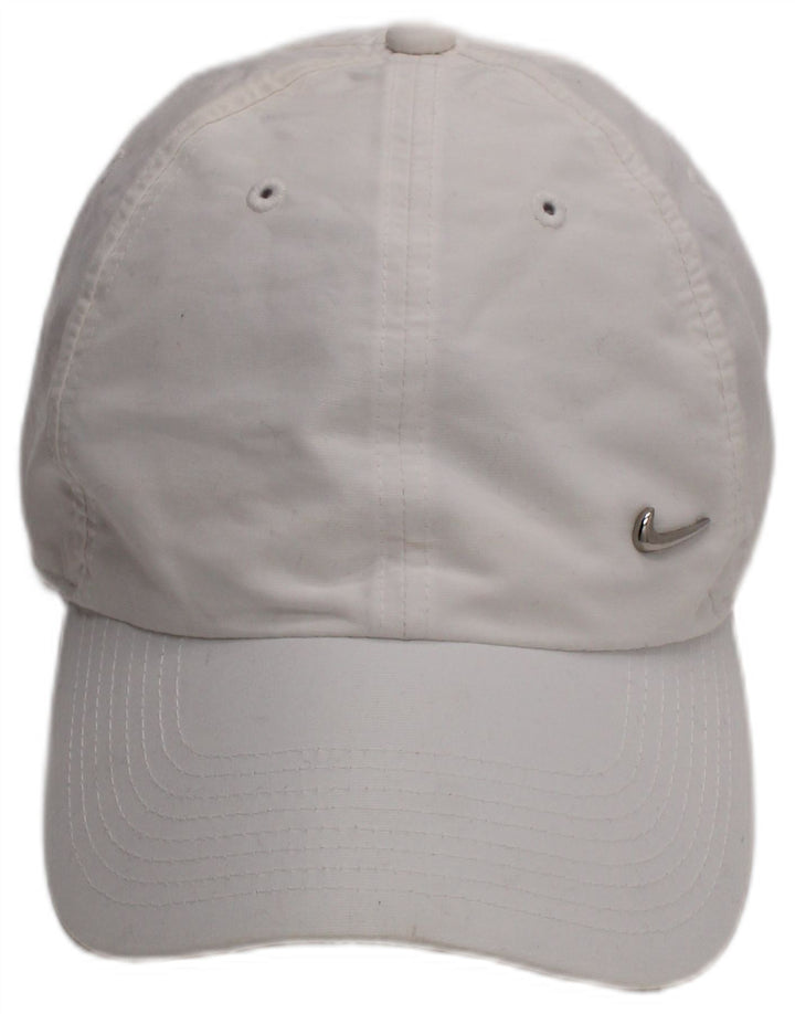 Gorra de béisbol Nike para hombre Talla única Blanco Poliéster