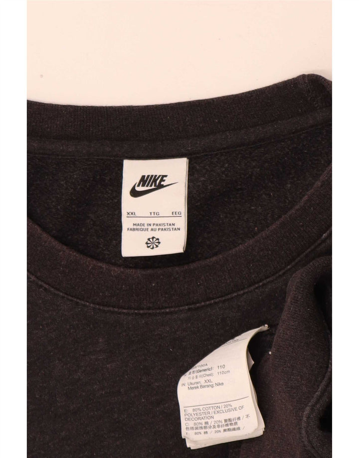 Nike - Sudadera para hombre, talla 2XL, algodón gris