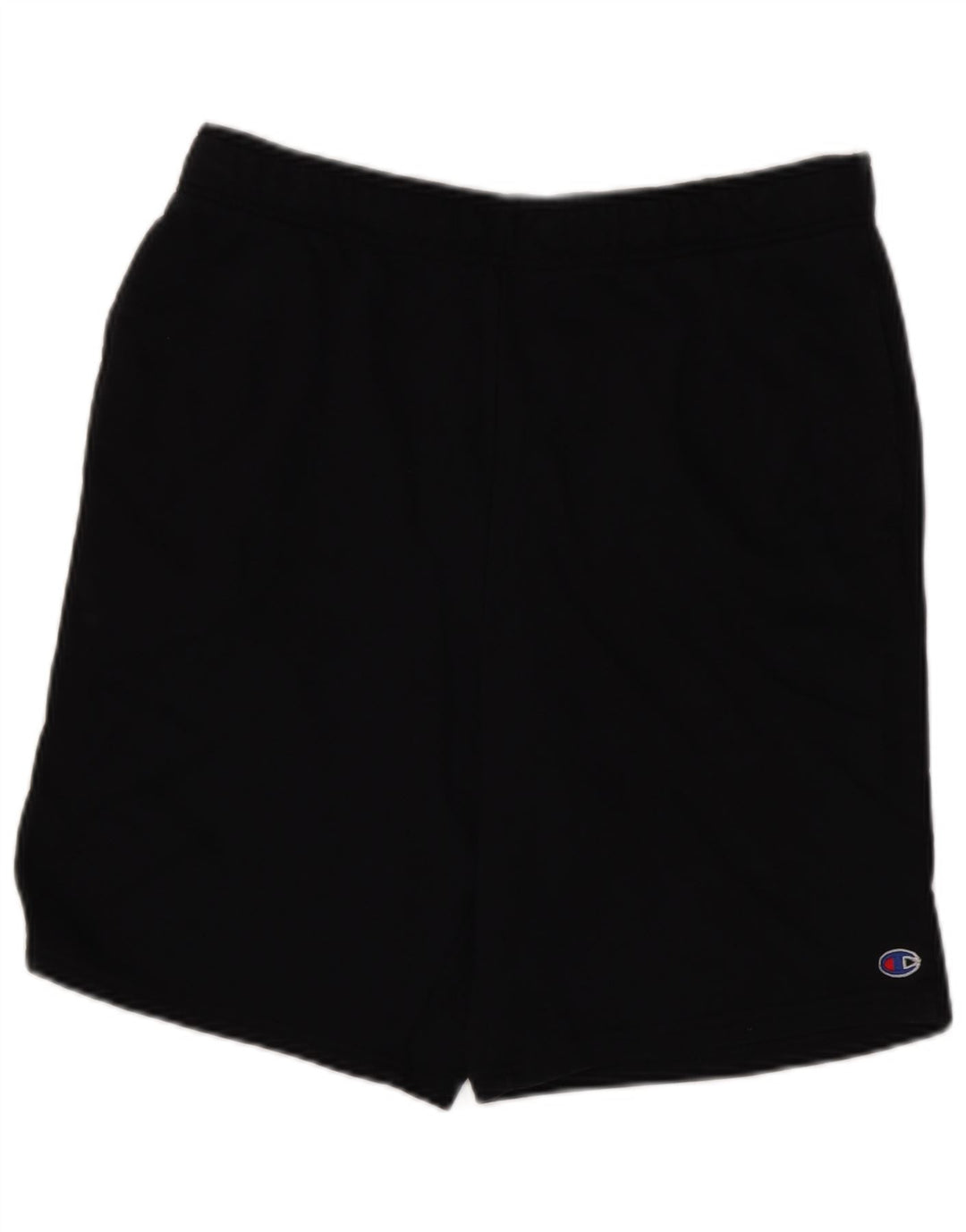 Champion Pantalones cortos deportivos para hombre, tamaño grande, algodón negro