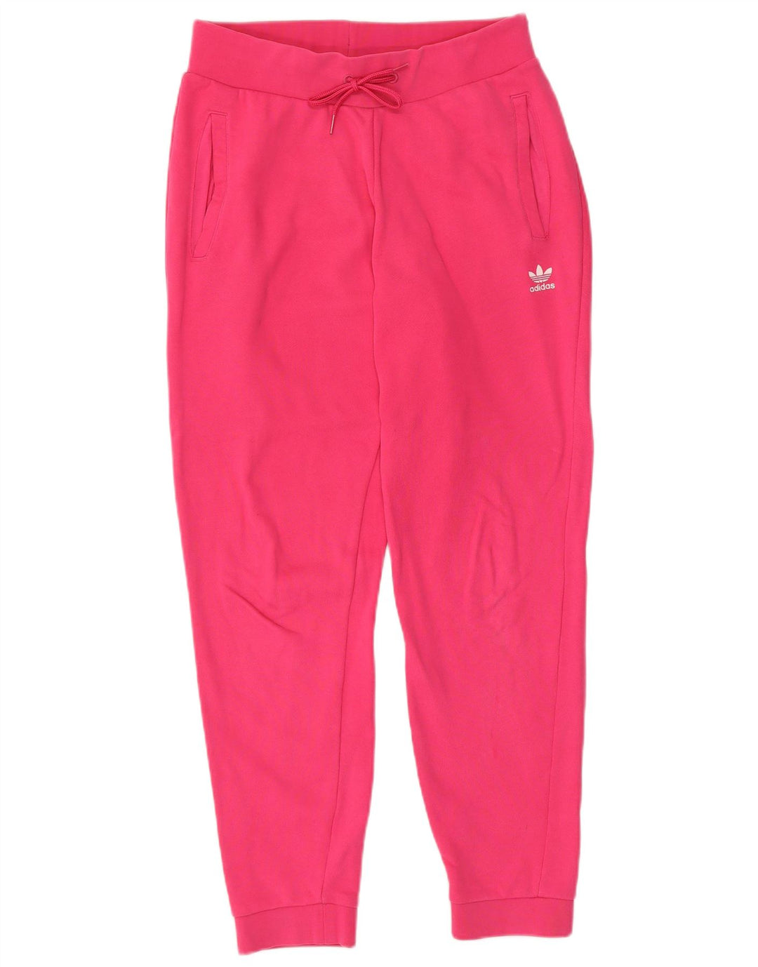 ADIDAS Pantalones de chándal para mujer Joggers UK 12 Algodón rosa medio