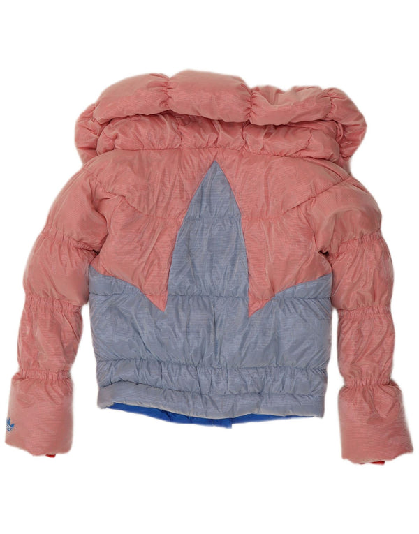 Adidas - Chaqueta acolchada para mujer, talla 40, color rosa medio, poliamida