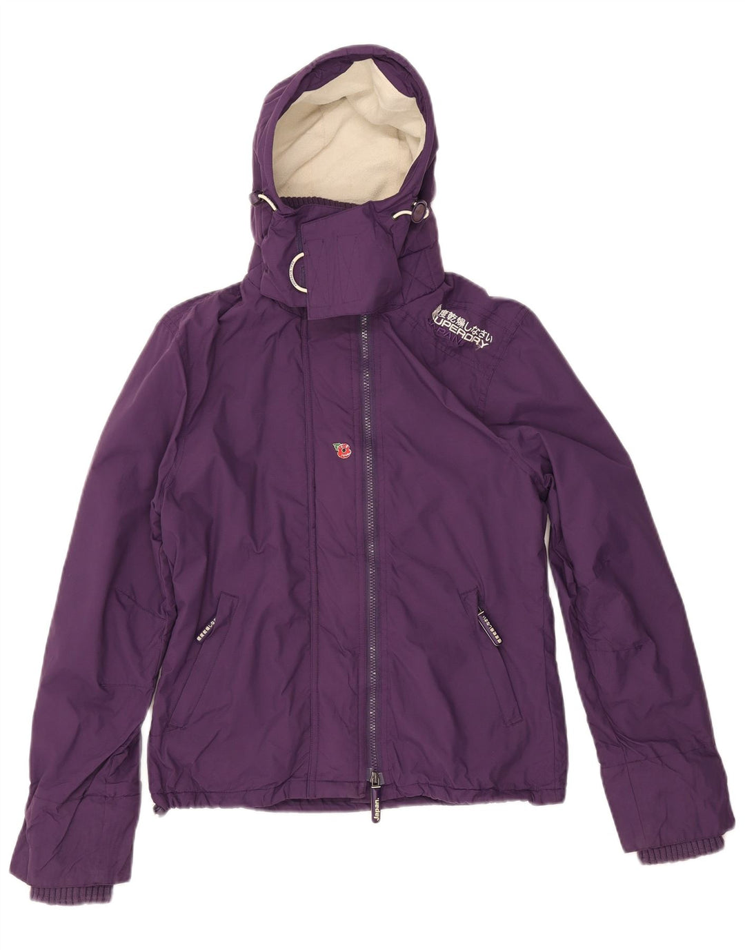 Superdry Chaqueta Cortavientos The Windcheater para Mujer UK 44 Mediano Púrpura