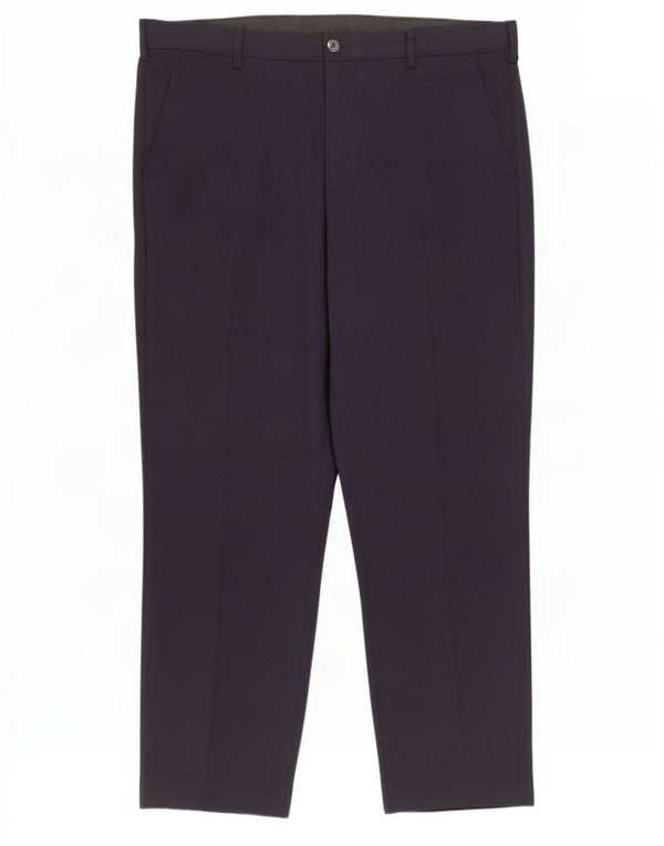 Marks & Spencer Pantalones chinos de corte regular para hombre W36 L27 Negro