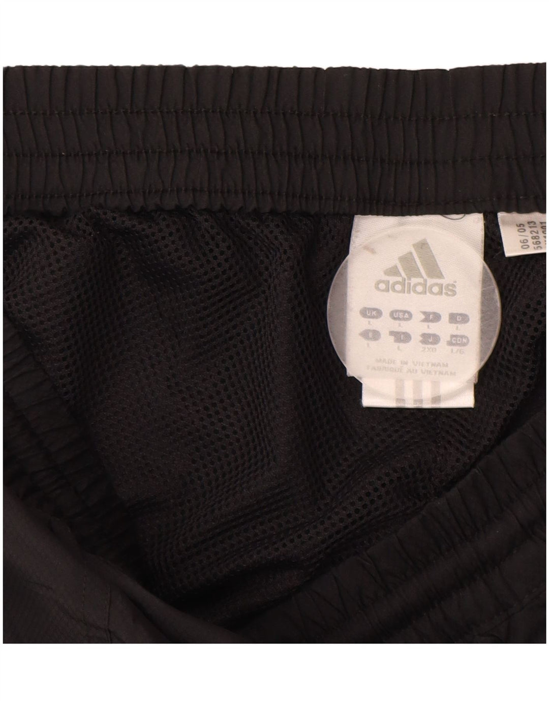 Pantalón De Chándal Adidas Hombre Grande Negro Poliéster