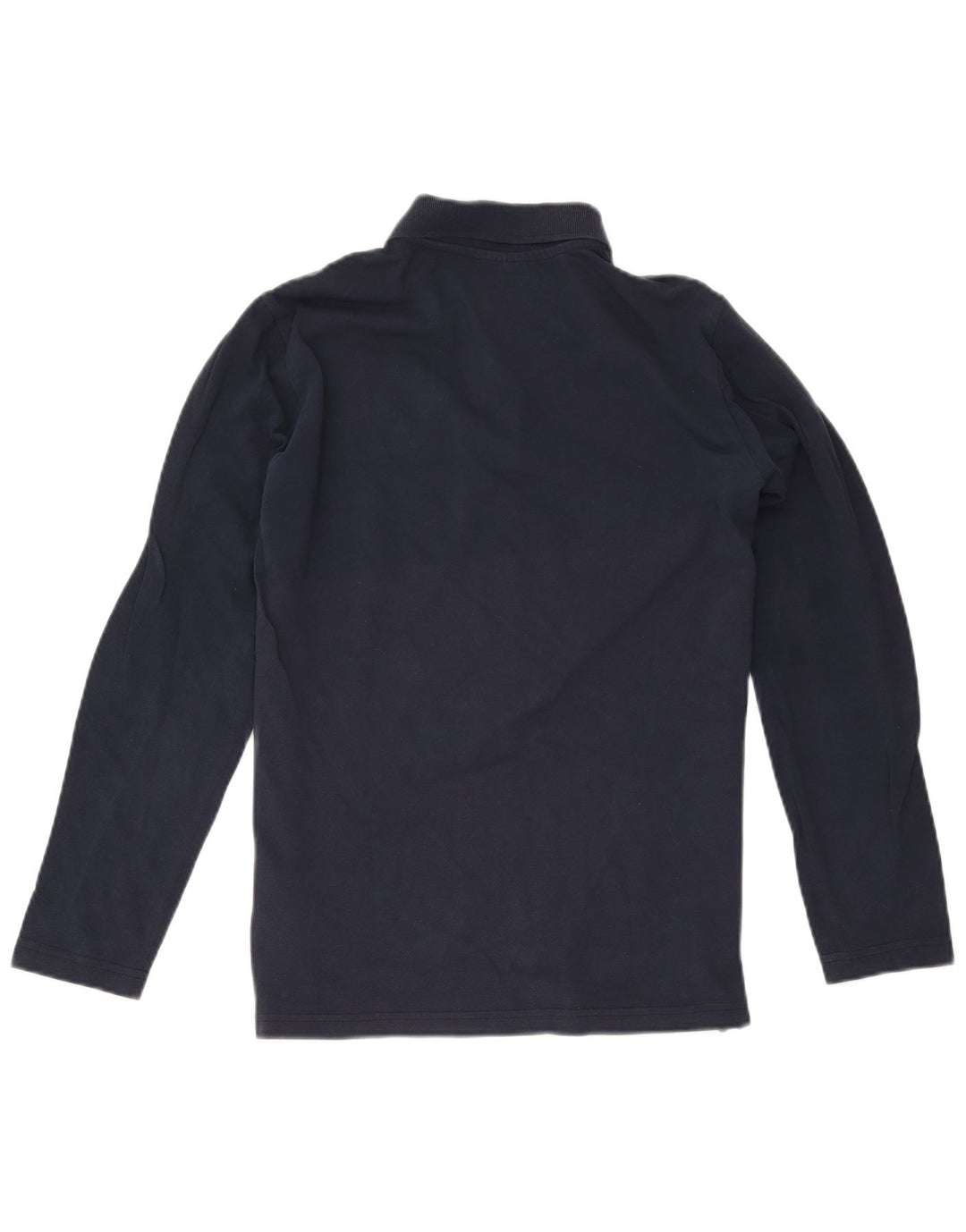 KAPPA Polo de manga larga para hombre de algodón azul marino medio