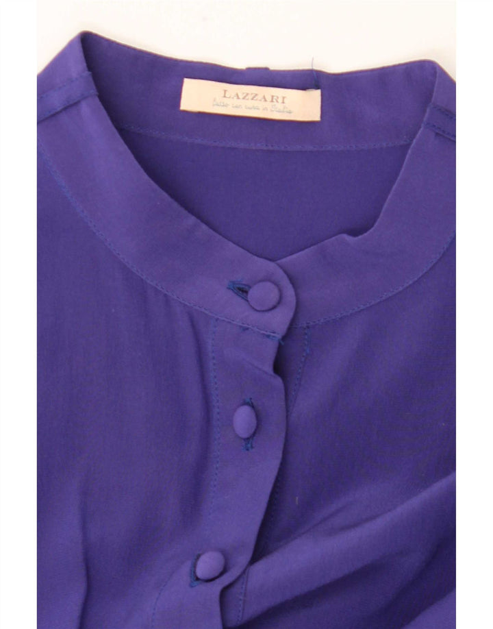 Lazzari Blusa para mujer UK 8 Small Púrpura