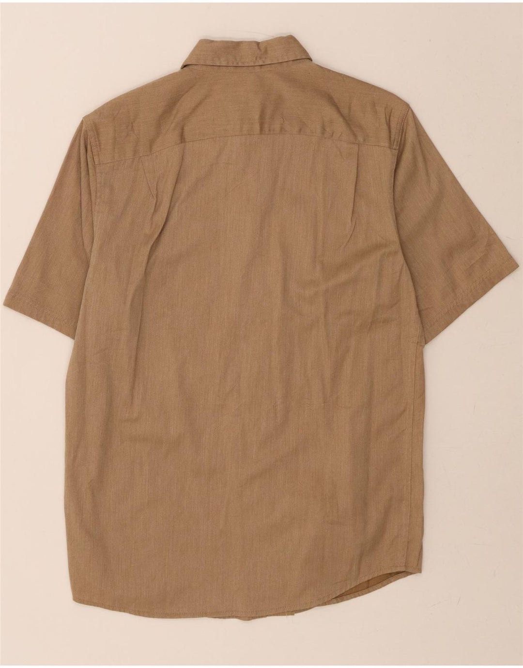WRANGLER Mens Short Sleeve Shirt Small Brown Cotton Vintage Wrangler and Second-Hand Wrangler from Messina Hembry 