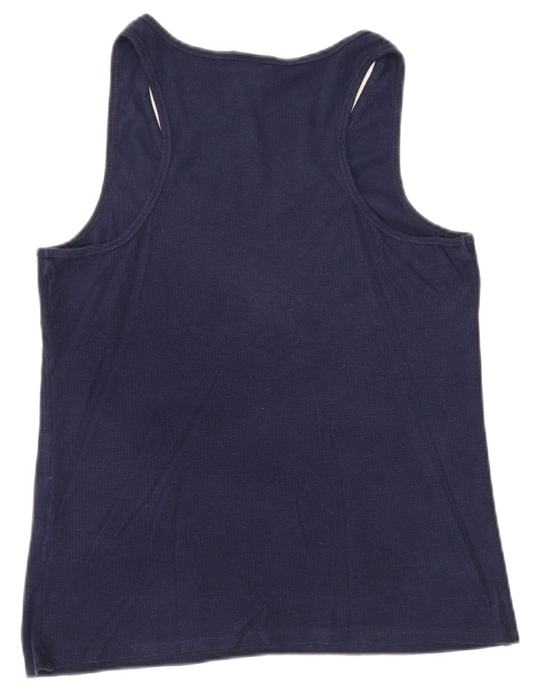 CHAMPION Top sin mangas gráfico para mujer UK 40 Grande Algodón azul marino