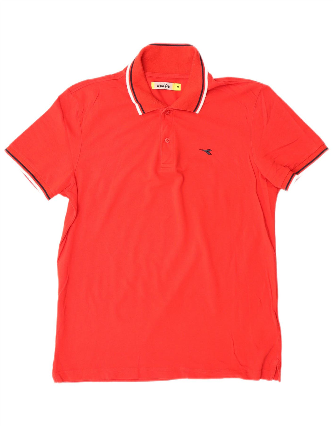 DIADORA Polo Hombre Algodón Rojo Medio
