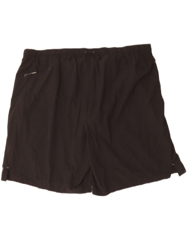 RUSSELL ATHLETIC Mens Sport Shorts 2XL  Black Vintage Russell Athletic and Second-Hand Russell Athletic from Messina Hembry 