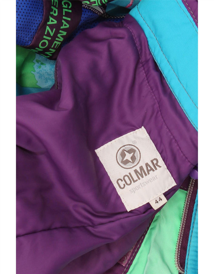 COLMAR Chaqueta de esquí holgada con capucha para hombre IT 44 XS Azul Colorblock