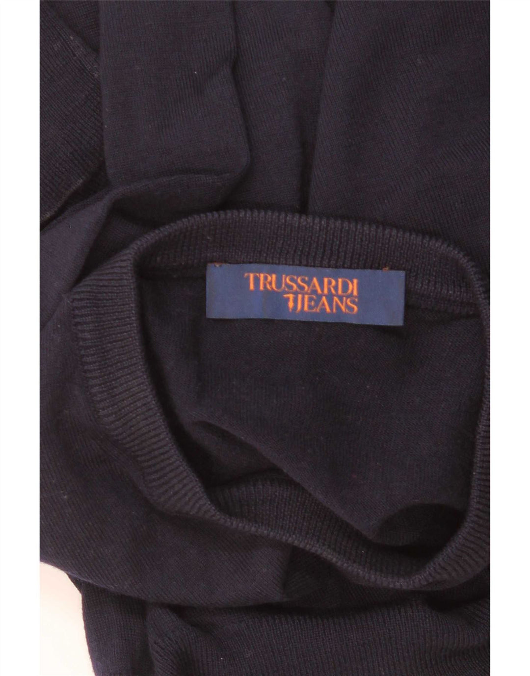 Trussardi Jersey De Cuello Redondo Para Hombre Small Azul Marino