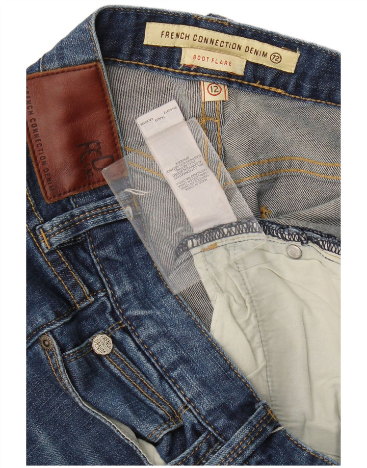 French Connection Vaqueros acampanados con corte de bota para mujer UK 40 Medium W32 L34 Azul
