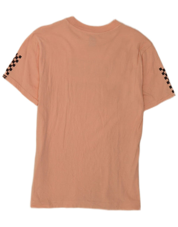 Vans Camiseta gráfica para mujer Top UK 42 Algodón rosa medio