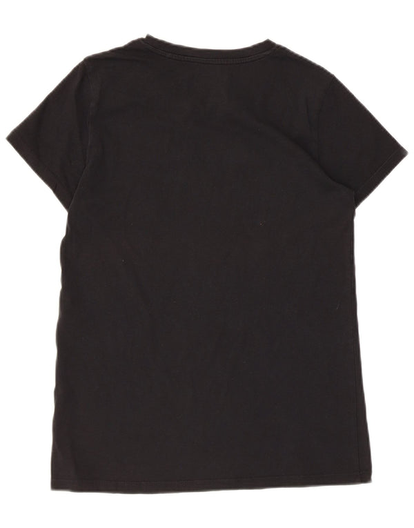 Levi's Womens Graphic T-Shirt Top UK 6 XS Black