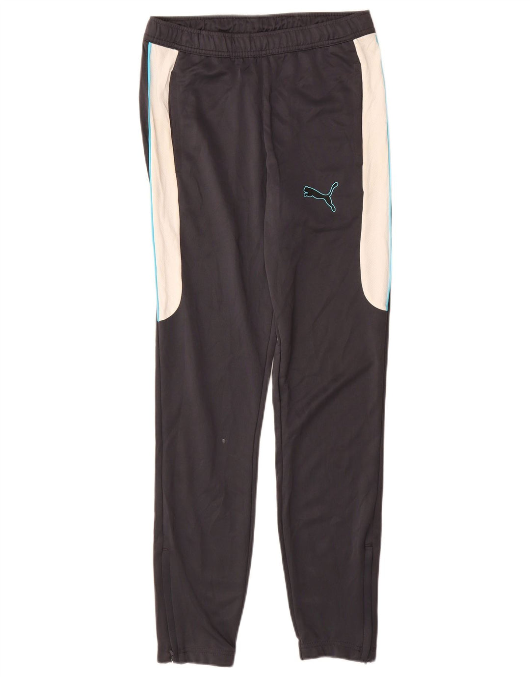 PUMA Pantalones de chándal para hombre Small Black Colourblock Poliéster