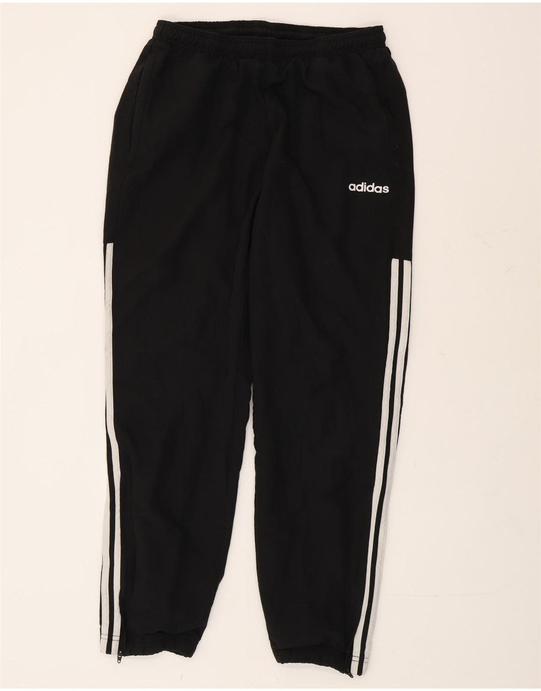 Adidas Hombre Pantalones De Chándal Joggers Medium Negro Poliéster