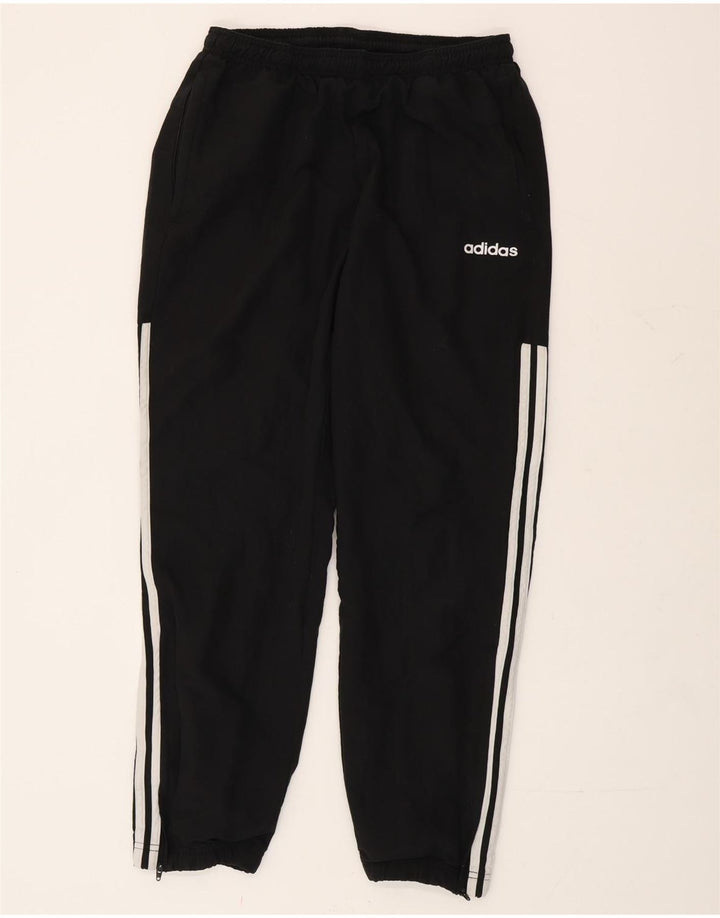 Adidas Hombre Pantalones De Chándal Joggers Medium Negro Poliéster
