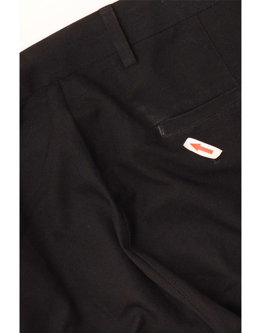 Marks & Spencer Pantalones chinos ajustados para hombre W38 L33 Poliéster negro