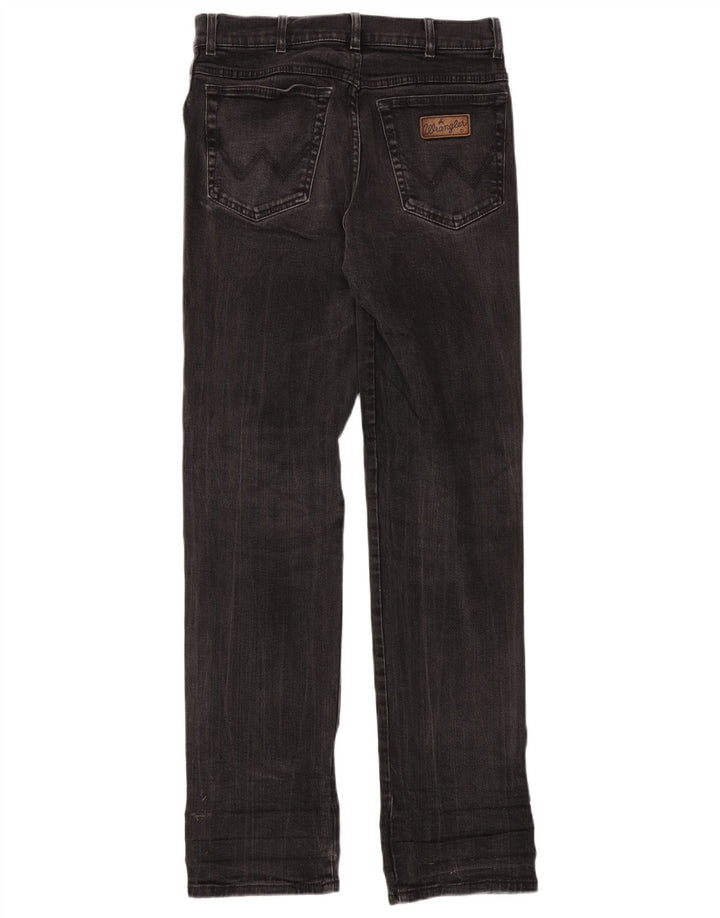 Wrangler Vaqueros rectos para hombre W33 L36 Algodón negro