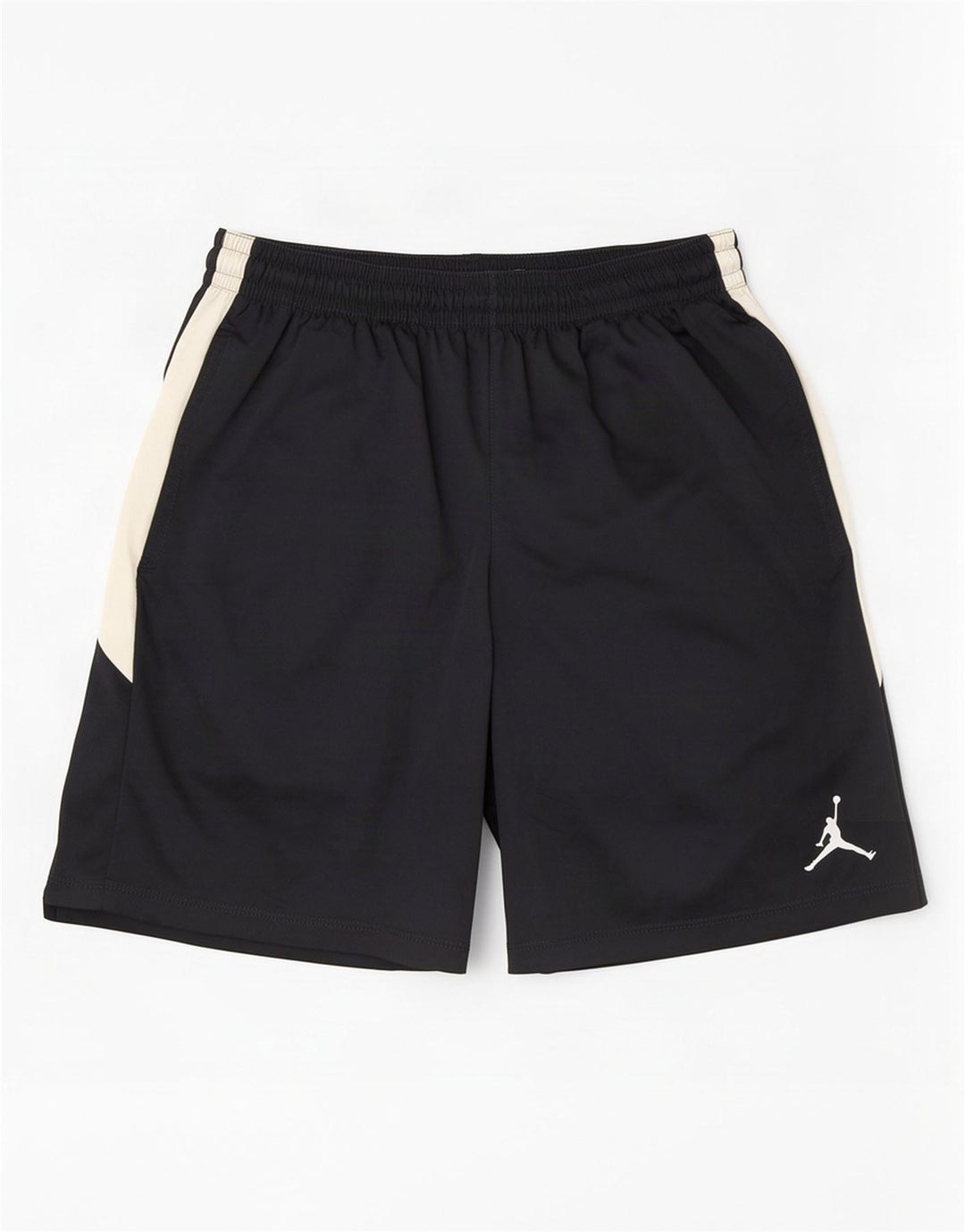 Jordan Shorts deportivos para hombre XL Negro Colorblock Poliéster