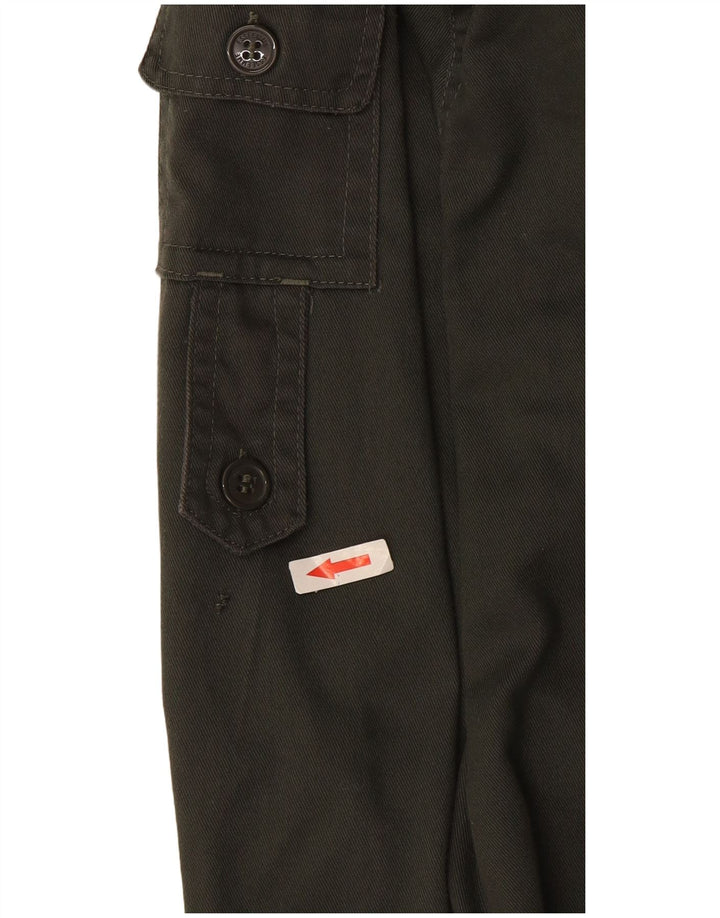 ESSE EMME Camisa militar para hombre Poliéster caqui medio