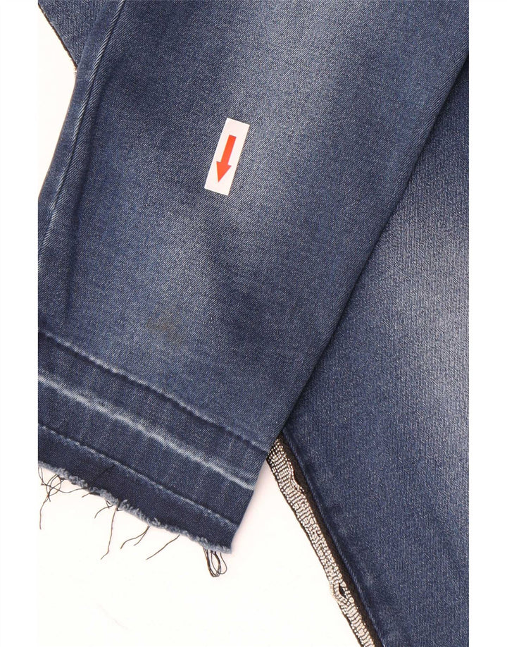 Benetton Vaqueros Pitillo Mujer W27 L27 Azul