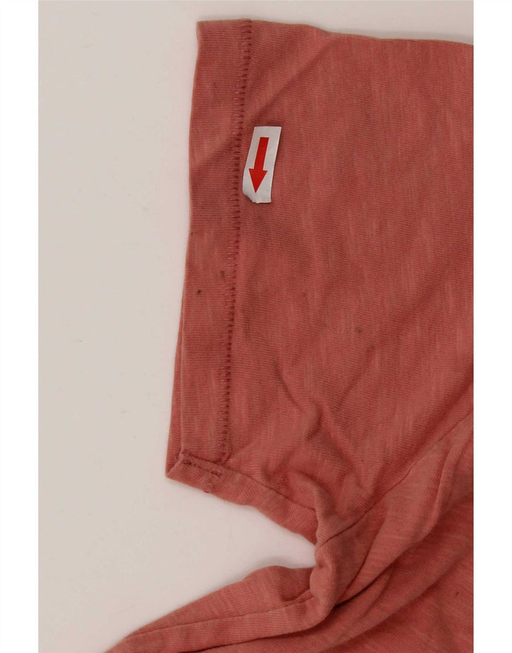 Camiseta con gráfico regular de hombre de Fat Face Top pequeño de algodón rosa