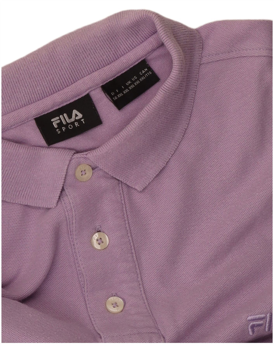 Polo Fila Hombre 2XL Púrpura