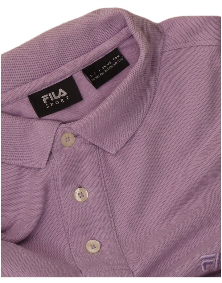 Polo Fila Hombre 2XL Púrpura