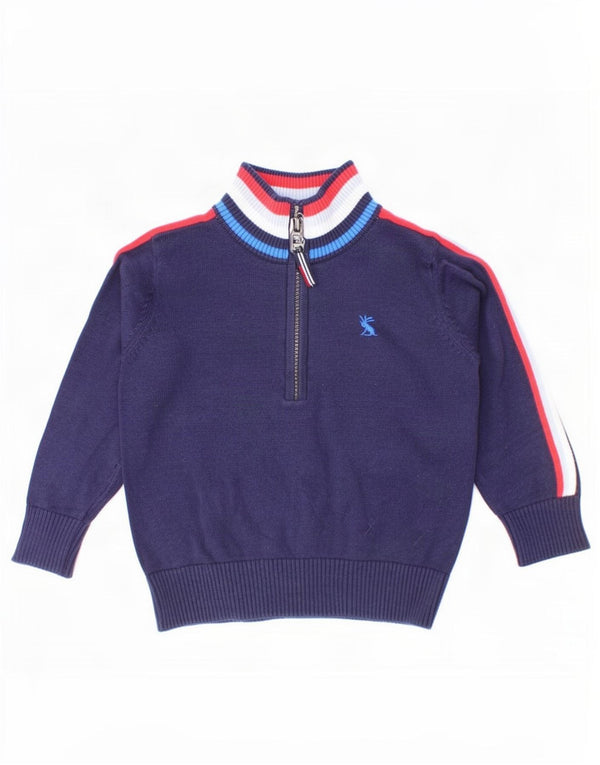 Joules Jersey con cremallera en el cuello para bebés de 18 a 24 meses, color azul marino