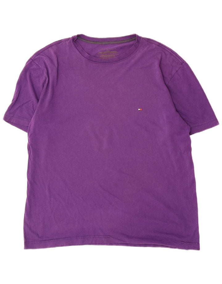 Tommy Hilfiger - Camiseta para hombre, talla grande, color morado