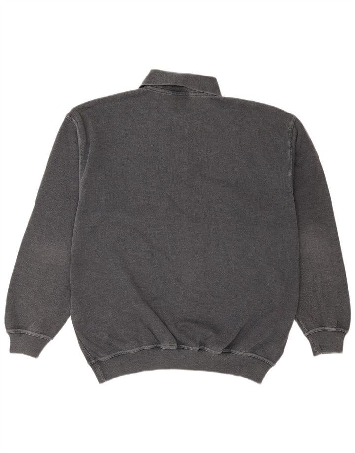 Daniel Hechter Jersey de cuello polo para hombre IT 50 Algodón gris medio