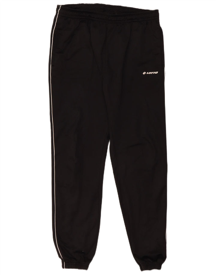 LOTTO Pantalón de chándal para hombre Joggers 2XL Negro Poliéster