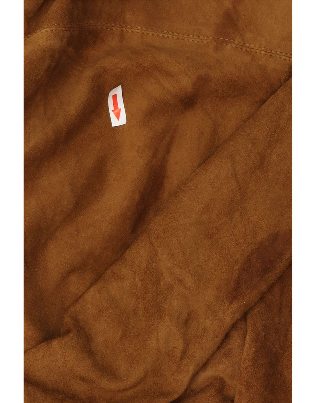 VINTAGE Chaqueta Blazer de ante de 3 botones para mujer Reino Unido 16 Marrón grande