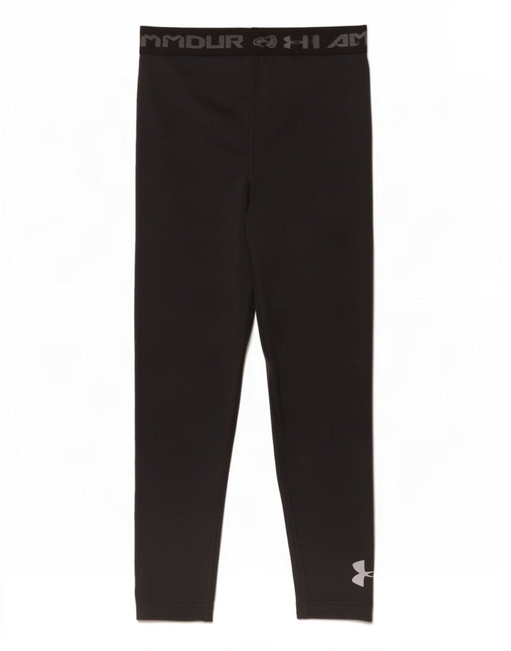 Under Armour Leggings gráficos para niños 11-12 años Grande Poliéster negro