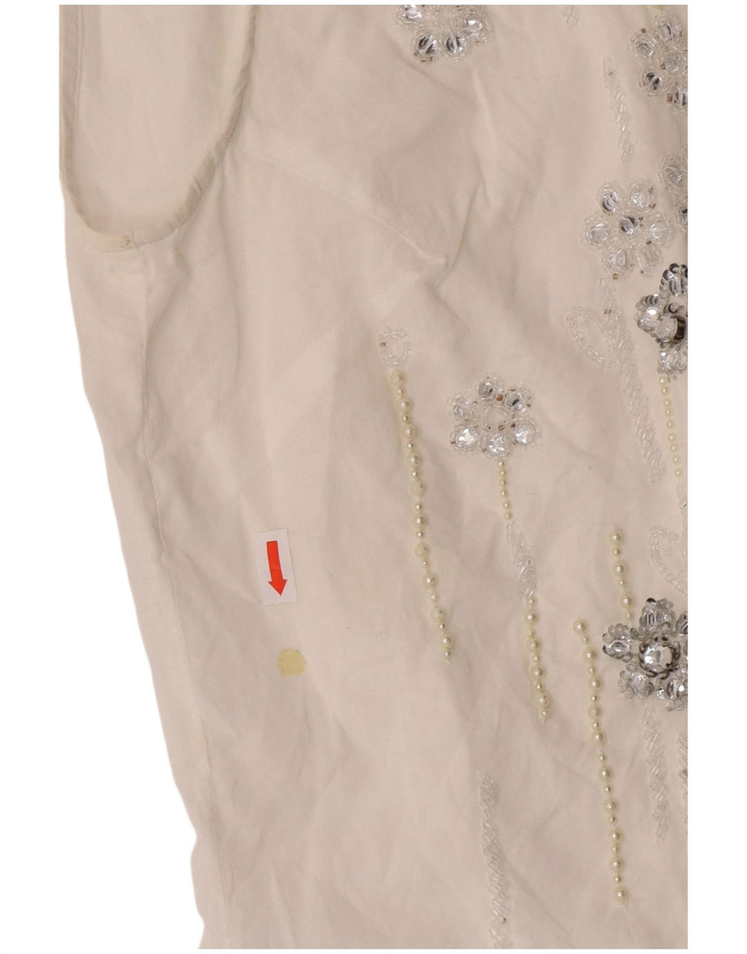 Dolce & Gabbana Blusa Sin Mangas Para Mujer IT 44 Medium White Designer